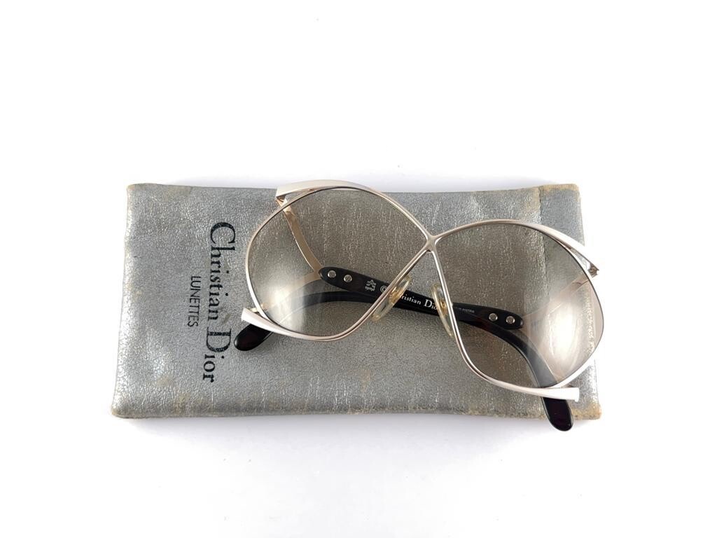 NEW VINTAGE CHRISTIAN DIOR 2056 42 BUTTERFLY STYLE 1980'S NEW VINTAGE CHRISTIAN DIOR 2056 42 BUTTERFLY STYLE 1980'S