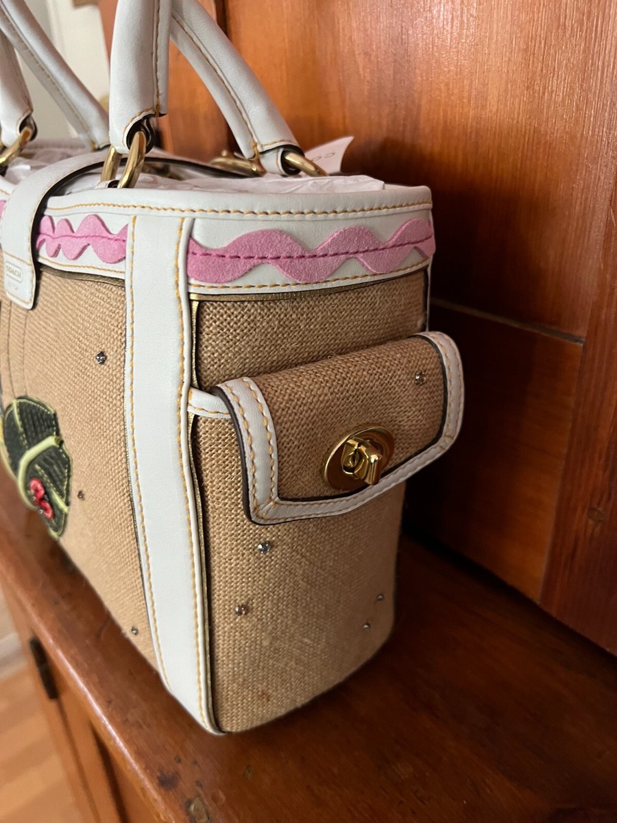 バッグ Coach Straw tote Coach Straw Tote | Pickle