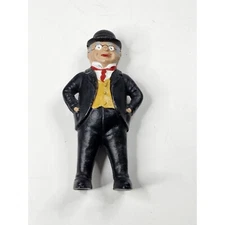 Cast Iron A C Williams Business Man in Suit Bank Collector