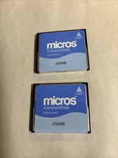 Lot 2 Micros 256MB CF Compact Flash Memory Card @CPU50