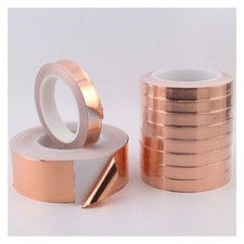 20 Meters Single Side Conductive Copper Foil Tape Strip Adhesive EMI Shielding H