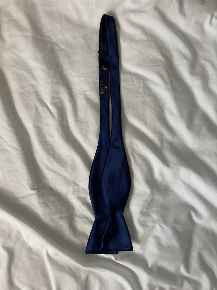 Conjunto de 2 laços Stafford preto e azul marinho - Imagem 3 de 3