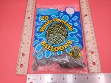 Vtg/Retro Grenade Water Balloons. 20Ct. Nat'l Latex Products Co, Ashland,OH#1309