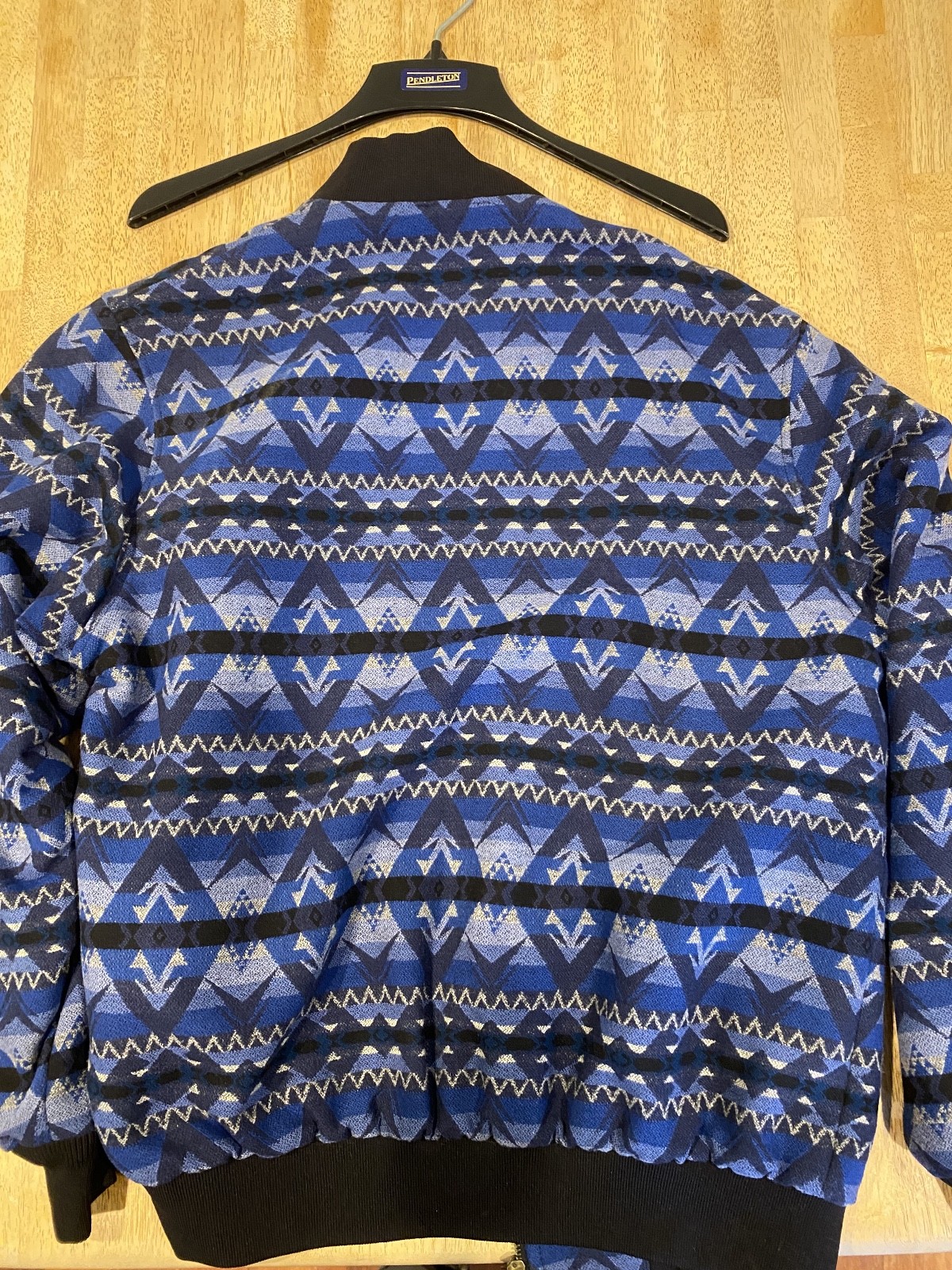 Pendleton Western Wear, lightweight wool bomber j… - image 7