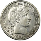 1907-D Barber Half Dollar 50c – Almost Uncirculated AU+ – Denver