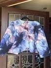 BNWT QUIZ Size 26 Floral Cropped Jacket Open Front Bolero Wedding Guest Curve