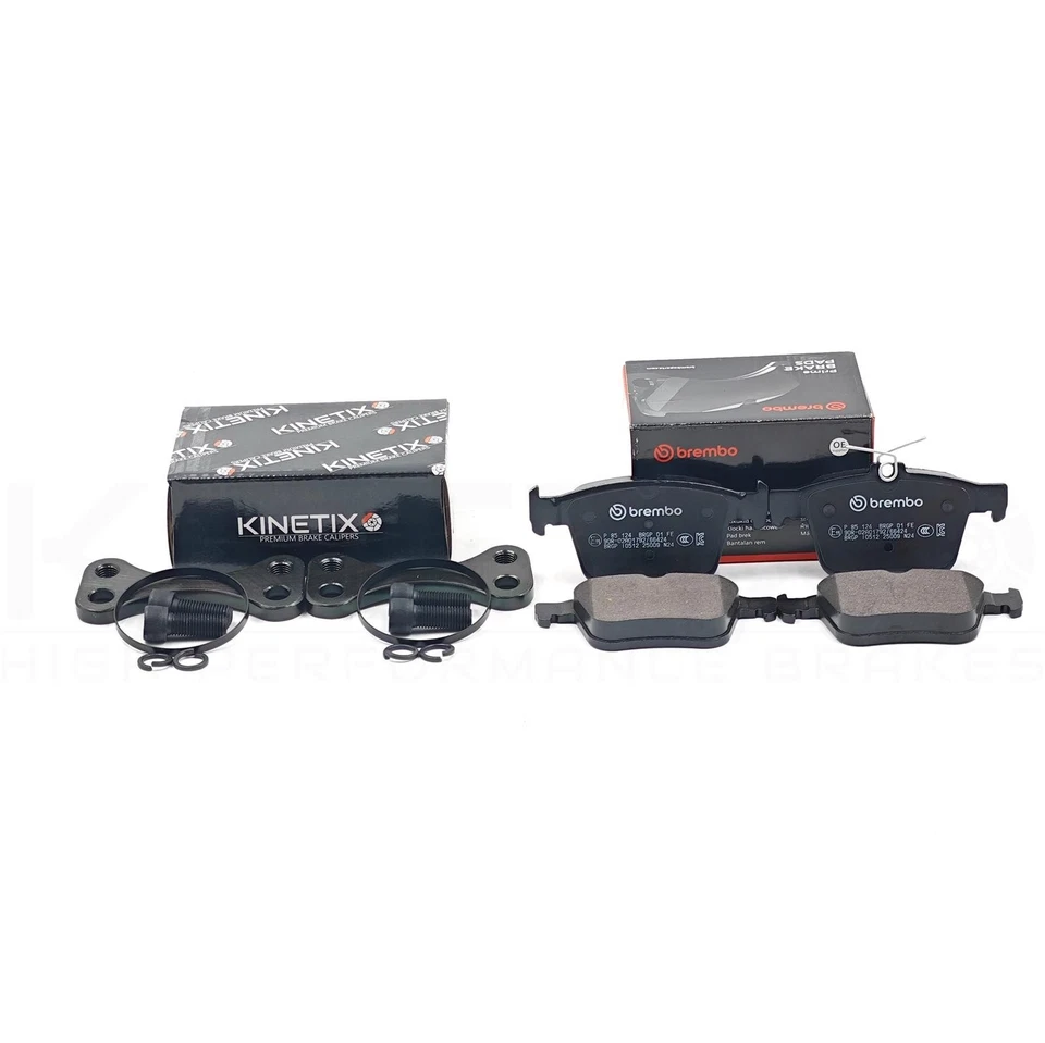 FOR S3 TTS TTRS GOLF R GTI MK7 REAR 310mm-356mm BIG BRAKE DISCS UPGRADE ADAPTERS - Image 2 of 4