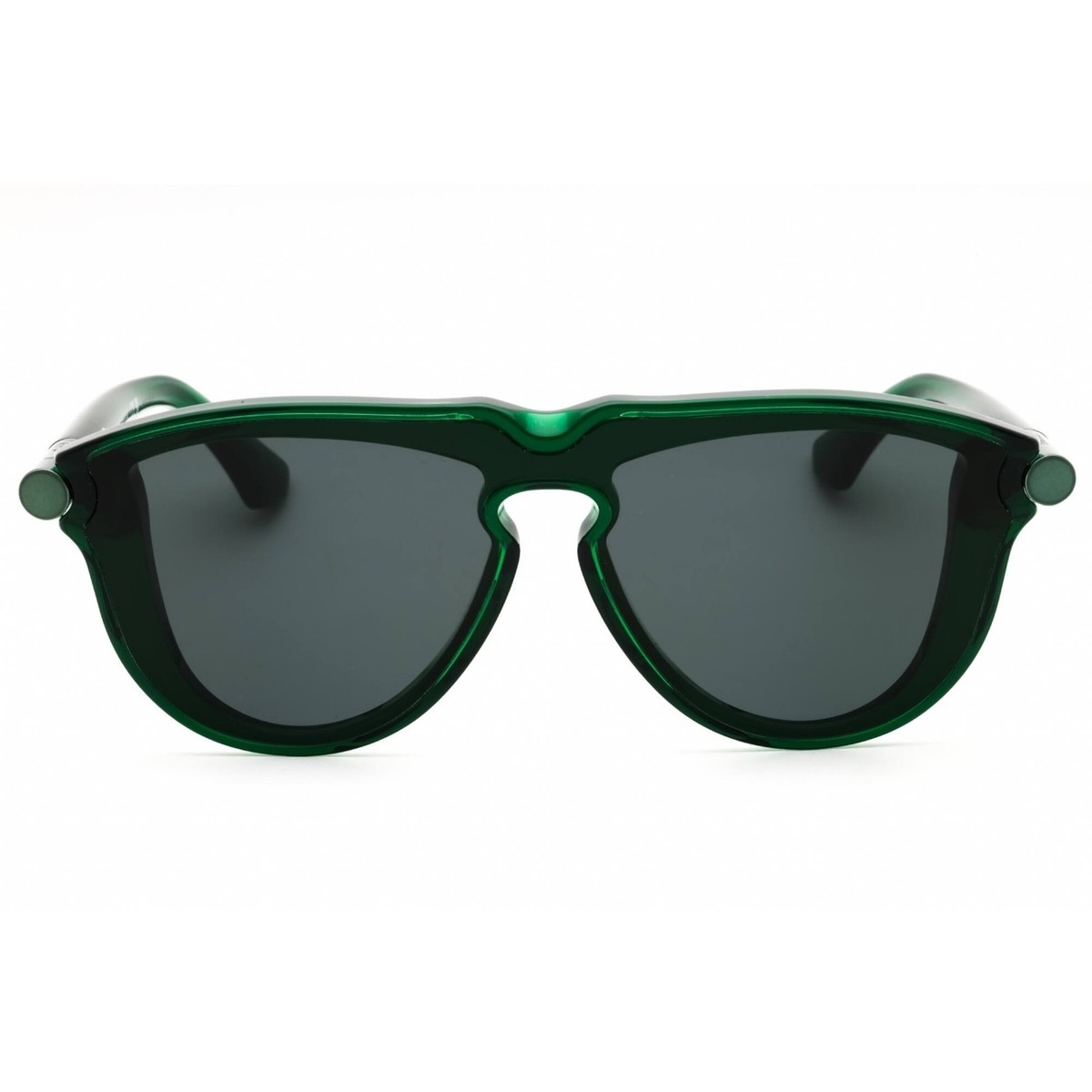 Burberry Men's Sunglasses Green Plastic Pilot Full Rim Frame