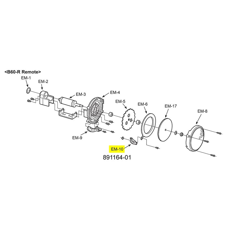 Дистанционная направляющая троса Minoura EM-10 для задних велотренажеров - Прочная сталь 1990₽
