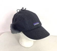 Patagonia Wool Winter Hat Ear Flap Cap Trapper Mens Large