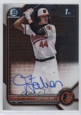 2022 Bowman Draft Chrome Draft Pick Auto Jud Fabian #CDA-JF Auto 0h1c