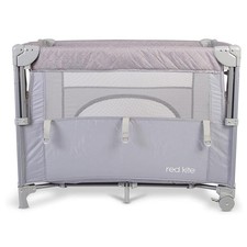Red Kite Dreamer Bedside Travel Crib With Newborn Bassinette Grey - Box Damaged