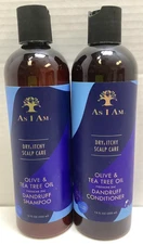 As I Am Dry & Itchy Scalp Care Dandruff Shampoo & Conditioner Set