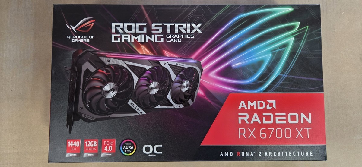 グラフィックボード・グラボ・ビデオカード ASUS ROG STRIX Radeon RX 6700 XT 12GB ROG Strix Radeon RX 6700 XT OC Edition 12GB GDDR6 | Graphics