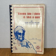 Product Image: VTG. Copy "Seems Like I Done it This Way" Cookbook by Cleo Stiles Bryan Signed