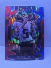 2025 Panini Select Football #47 Drake London Falcons Prizm Concourse