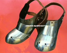 Medieval steel Knight Armor Shoes functional Larp Armor cosplay Sabaton Pair