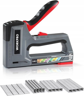 G3 6-in-1 WORKPRO Universalheftgerät + 4000 Klammern 53, 140, 36, 8, 9, T20