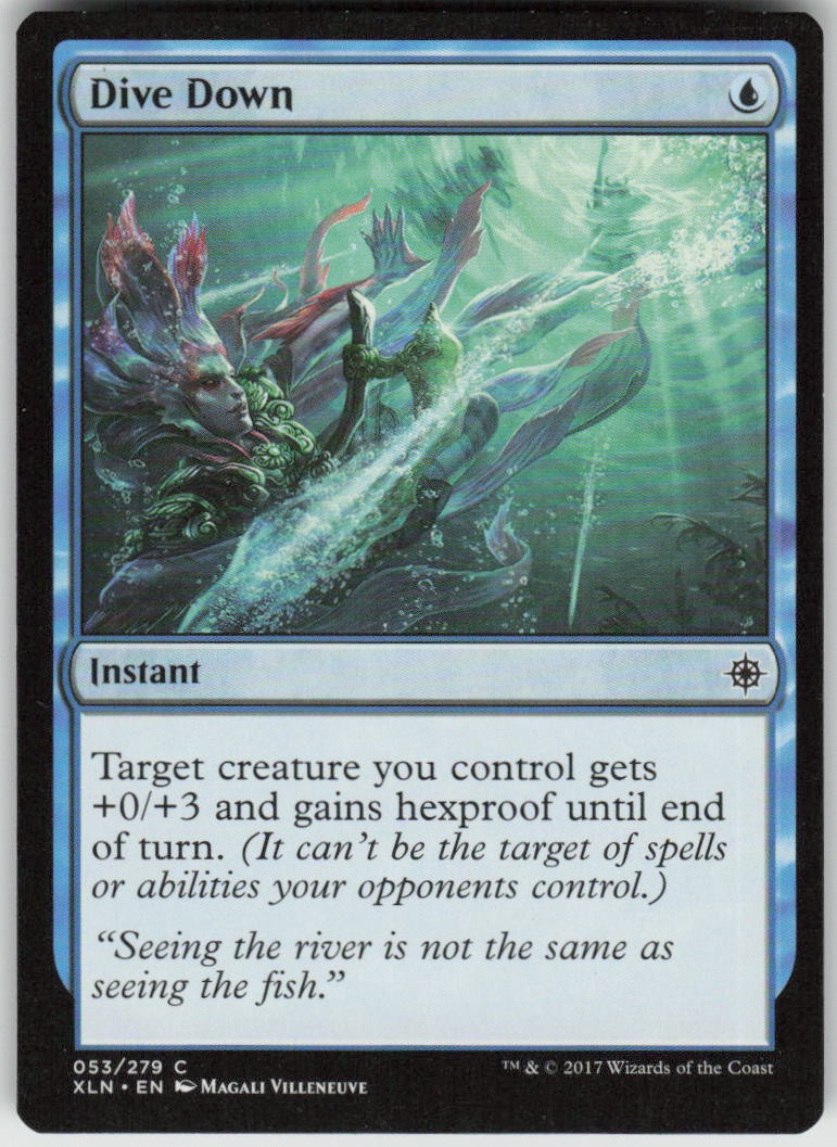 Dive Down 53 Common Ixalan Magic: The Gathering Lightly Played