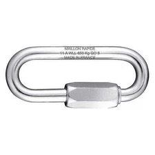 Maillon Rapide 7350F-1/2" Connecting Link 1/2 in 3 300 lb Load Cap 49JU64 PK 10