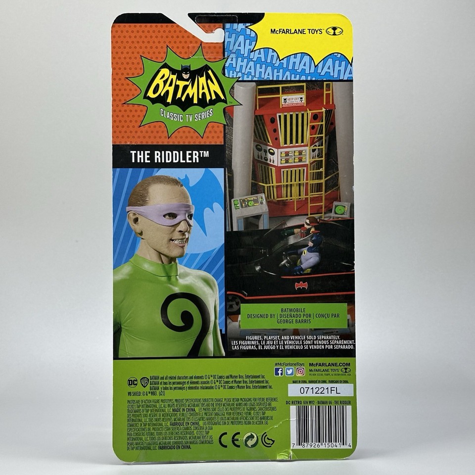 McFarlane DC Retro Batman 66 The Riddler Platinum Edition 6
