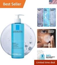 Dermatologist-Tested Oil-Free Foaming Cleanser for Sensitive Skin - 200ml Bottle
