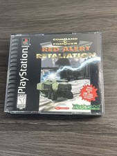 Command & Conquer Red Alert PS1 PlayStation 1 Complete CIB Tested 2 Discs