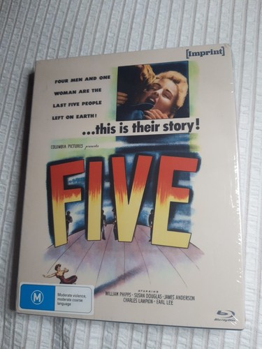 FIVE. 1952. Bluray.IMPRINT. Slipcase.Brand New,Sealed.Region Free
