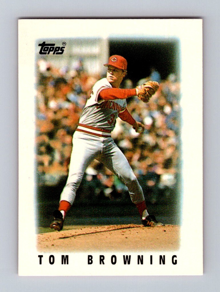 1986 Topps TOM BROWNING #40 - Cincinnati Reds