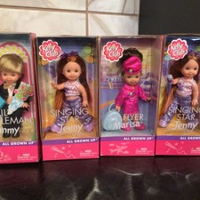 Lot of 4 Kelly Dolls NRFB Mattel Dream Club Jenny, Marisa, ALL GROWN UP