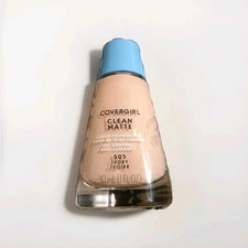 Covergirl Clean Matte Liquid Foundation Makeup #505 IVORY Sealed
