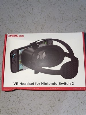 STARTRC Games Smartphone VR Headset for Nintendo Switch 2, Black New In Box