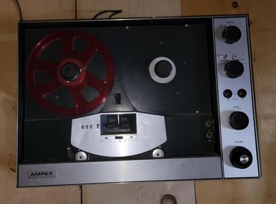Used Ampex Model 2070 Reel-to-Reel Tube Stereo Tape Recorder Parts or Repair