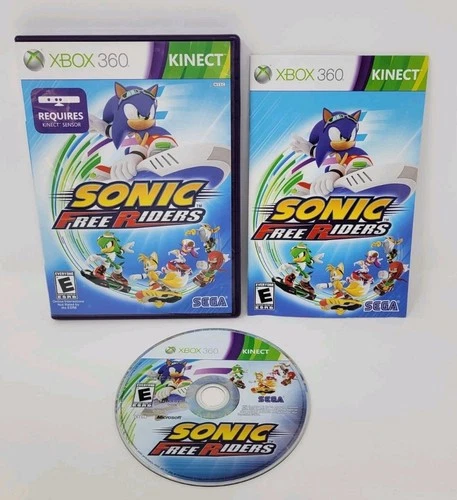 Sonic Free Riders (Xbox 360, 2010) Complete Tested Working CIB