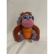 Disney Plush King Louie The Jungle Book Stuffed Toy Orange Pink Purple 9"