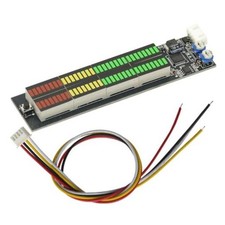 Audio Level Indicator Stereo Music Spectrum LED Light Amplifier VU Meter for