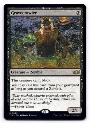Gravecrawler NM Commander: Tarkir: Dragonstorm 93 MTG Regular Rare