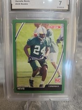 Darrelle Revis 2007 Topps Total Rookie Card #529 NY Jets Graded Slab GMA RC. rookie card picture