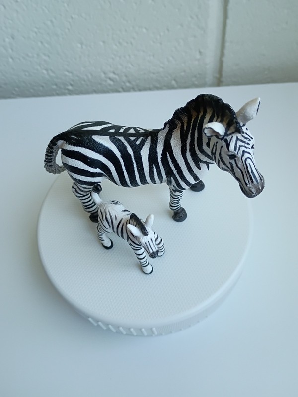 Schleich 4" Mama Zebra with Unmarked Baby from 2008 - Adorable!