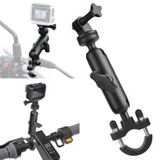 360  Motorcycle Camera Mount Bike Holder Handlebar Mount Bracket For GoPro Hero