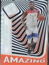 2020-21 Panini Illusions Orange Zion Williamson #16 New Orleans Pelicans