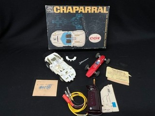 Vintage Cox #3 Chaparral 1:24 Scale Sidewinder Slot Car w/ Original Box UNTESTED
