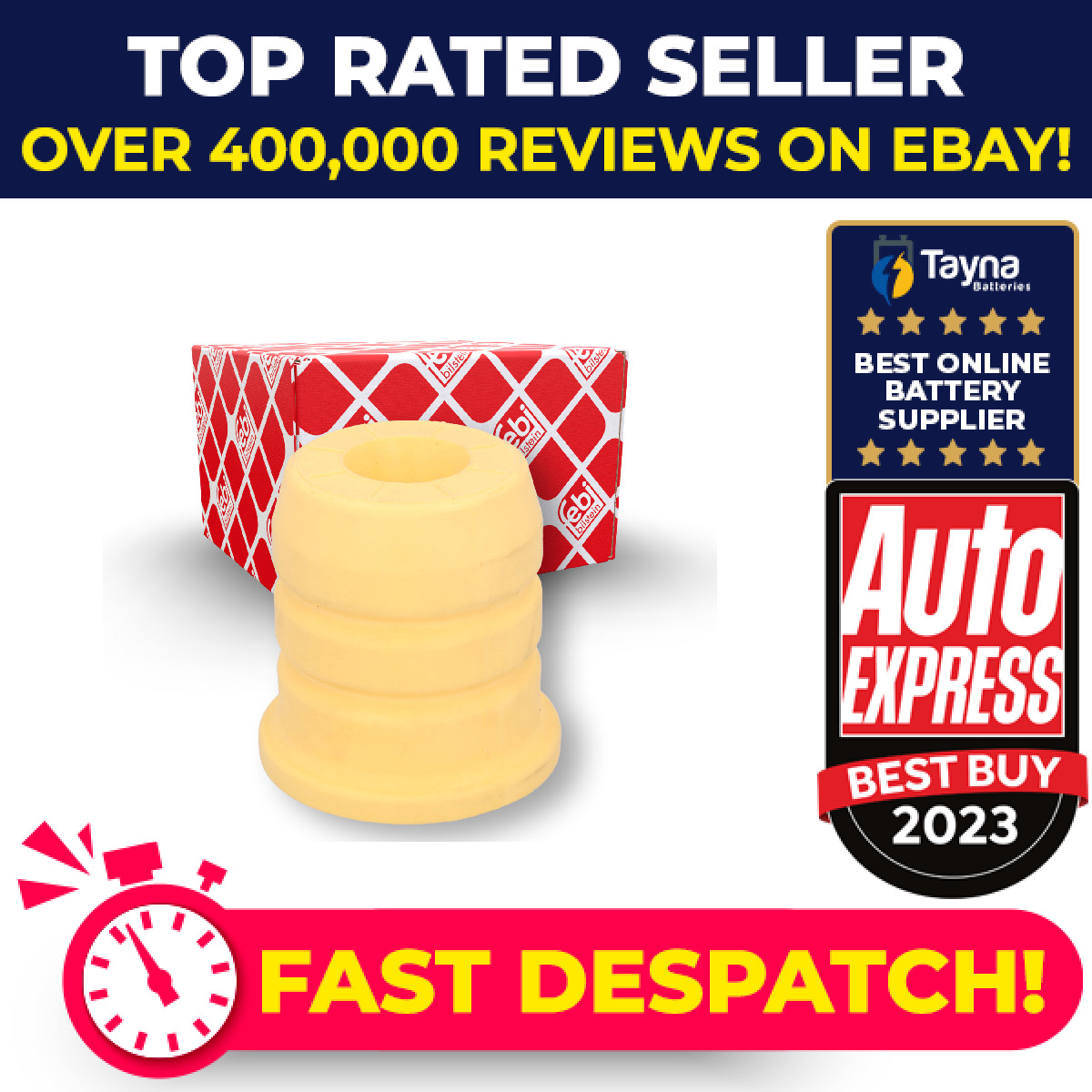 Suspension Buffer Inner 182836 Febi 5010383951 Genuine Top Quality Guaranteed