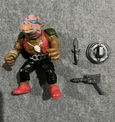 Bebop HARD HEAD 100% Complete Teenage Mutant Ninja Turtles Playmates 1988 Figure