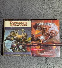 Dungeon And Dragons Dungeon Roleplaying Player's Handbook Book Lot of 2 D D