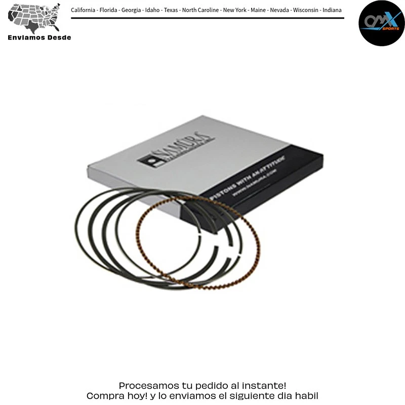 PISTON RINGS 94.95MM GAS/ FOR NAMURA PISTONS ONLY Gas-Gas Yamaha EC 450F YZ450F - Изображение 2 из 2