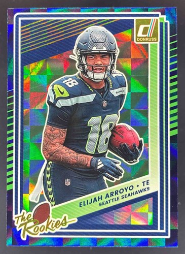 2025 Panini Donruss ELIJAH ARROYO #22 THE ROOKIES SEAHAWKS - Bild 1 von 10