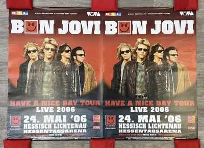 2x Bon Jovi's Have A Nice Day Tour on May 24th, 2006 Germany Posters - New