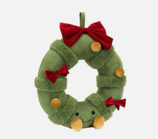 Jellycat Amuseables Christmas Wreath Plush Christmas Doll Complimentary Bag 20CM