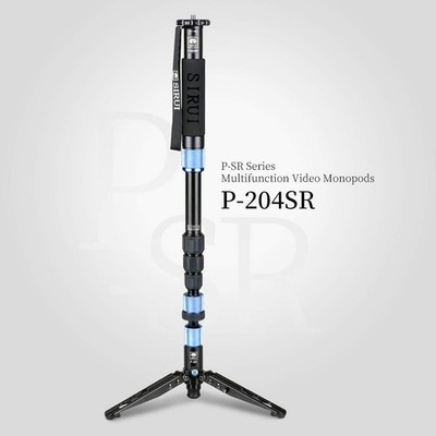 Sirui P204SR Aluminum-Alloy Photo/Video Monopod with Folding Tilt Base NEW